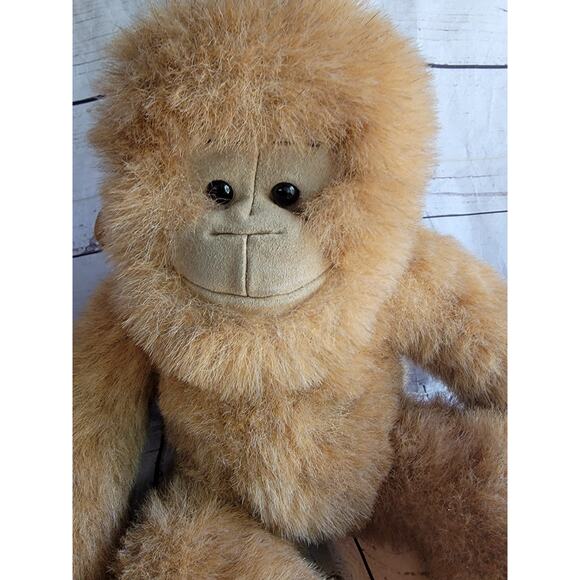 Vintage 1985 Gund Darwin Monkey 2690 Plush Orangutan Limited Collectors Classics - Picture 2 of 11